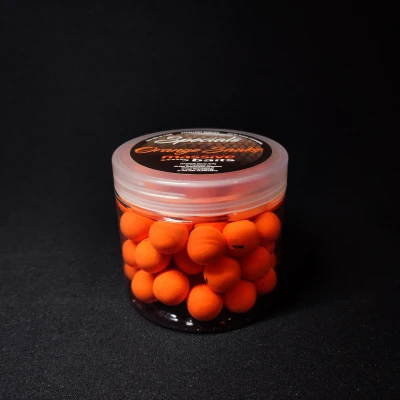 Massive Baits Pop-Up, Orange Snake 14mm, kulki pływające pomarańcza, owocowe kulki na karpia, rzemieślnicze pop-upy Massive Baits, kulki na Ronnie Rig, Top Shelf Orange Snake, przynęty karpiowe 14mm, pływaki karpiowe 200ml