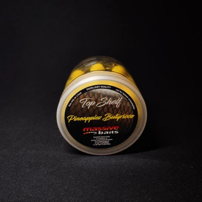 Massive Baits Pop-Up, Kriller 14mm, kulki pływające kryl, przynęta krylowa na karpia, rzemieślnicze pop-upy Massive Baits, kulki na Ronnie Rig, Top Shelf Kriller, przynęty karpiowe 14mm, pływaki karpiowe 200ml