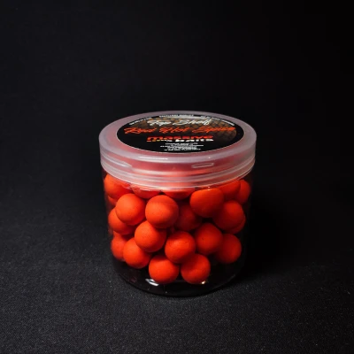 Massive Baits Pop-Up, Red Hot Spice 14mm, kulki pływające przyprawy, pikantne kulki na karpia, rzemieślnicze pop-upy Massive Baits, przynęta na karpia 14mm, kulki na Ronnie Rig, korzenne przynęty karpiowe, Top Shelf Pop-Ups
