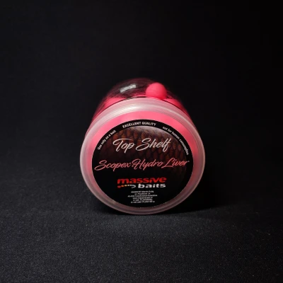 Massive Baits Pop-Up, Scopex Hydro Liver 14mm, kulki pływające wątroba, słodki scopex na karpia, hydrolizat wątroby drobiowej kulki, przynęta karpiowa czekolada, Massive Baits Top Shelf, kulki na Ronnie Rig, pływaki karpiowe 14mm