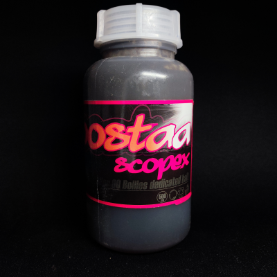 Massive Baits Aller Boosta, zalewa Scopex do kulek, booster Aller Aqua, płynny pokarm dla karpi, hydrolizat z łososia zalewa, dip do kulek Aller 90, słodka zalewa rybna, Massive Baits 500ml, nęcenie karpi Scopex