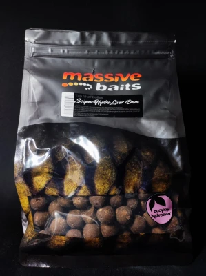 Massive Baits Scopex Hydro Liver, kulki proteinowe 18mm, kulki wątrobowe na karpia, Scopex Liver boilies, hydrolizat wątroby drobiowej, Massive Baits Top Shelf, słodkie kulki wątrobowe, przynęty na karpia wiosna lato, CSL ekstrakt, kazeina mesh 90