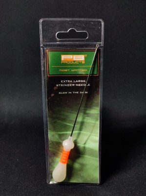 PB Products Stringer Needle, długa igła do kulek, igła do PVA, nawlekanie kulek na nitkę PVA, PB Products Glow Needle, akcesoria karpiowe PB, narzędzia do stringerów, długa igła karpiowa, Extra Large Needle karp.