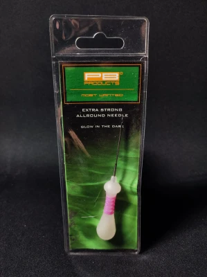 PB Products Extra Strong Needle, igła do kulek uniwersalna, mocna igła karpiowa, PB Products Glow Needle, akcesoria do przyponów karpiowych, igła z hartowanej stali, narzędzia karpiowe PB, igła do twardych przynęt, Allround Needle karp