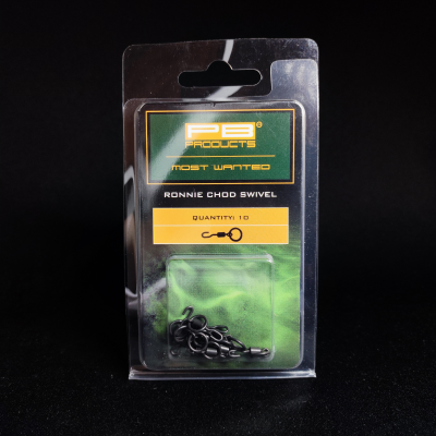 PB Products Ronnie Chod Swivel, krętlik do Ronnie Riga, krętlik rozmiar 8 karpiowy, akcesoria do Chod Riga, Spinner Rig elementy, krętlik PB Products 8szt, biżuteria karpiowa
