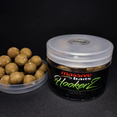 Massive Baits GLM-S, HOOKERZ GLM-S 18mm, kulki z małżą, Green Lipped Mussel kulki, utwardzone przynęty karpiowe, Massive Baits GLM Essential, przynęta na karpia z omułkiem