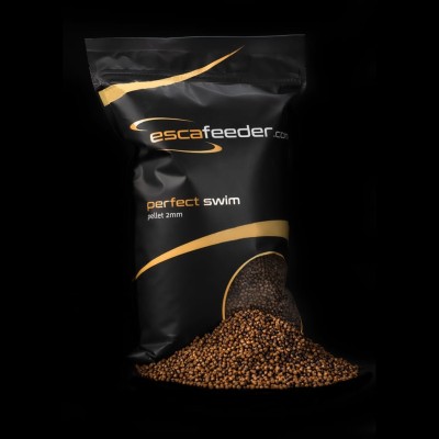pellet do metody 2mm, Esca Feeder Perfect Swim, pellet pracujący w toni, pellet na muliste dno, zanęta do method feeder, pellet z pęcherzykami powietrza, słup zanętowy pellet