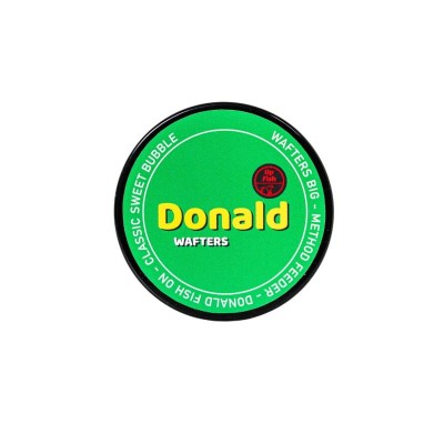 waftersy Donald, Up Fish Donald Big, guma balonowa wafters, jaskrawe waftersy 12mm, żółte waftersy, pomarańczowe dumbellsy, Method Feeder Donald1.jpg
