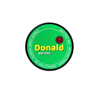 waftersy Donald, Up Fish Donald Big, guma balonowa wafters, jaskrawe waftersy 12mm, żółte waftersy, pomarańczowe dumbellsy, Method Feeder Donald1.jpg