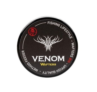 waftersy Venom, Up Fish Venom Big, śmierdzące waftersy 12mm, przynęta na brudne wody, Venom Up Fish, żółto-brązowe waftersy, intensywna przynęta na karpia..jpg