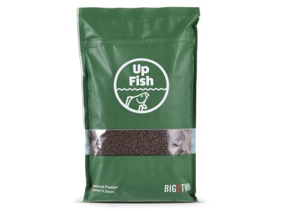 Up Fish BIG 2, pellet do metody, pellet na duże karpie, brązowy pellet rybny, wysokobiałkowy pellet, Up Fish pellet, Method Feeder BIG 2..jpg