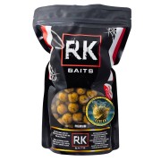 K Baits Durian, kulki durian, najbardziej śmierdzące kulki, kulki proteinowe 18mm, nowość RK Baits, zanęta karpiowa premium, kulki czosnek skisły.webp