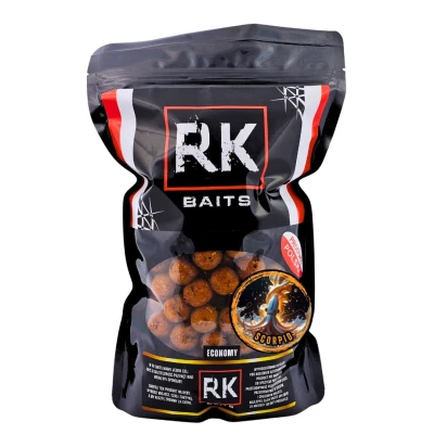 RK Baits Scorpid, kulki scopex squid, tanie kulki proteinowe 18mm, zanęta karpiowa economy, kulki na karpia 1kg, hybrydowe kulki proteinowe, RK Baits 18mm.webp