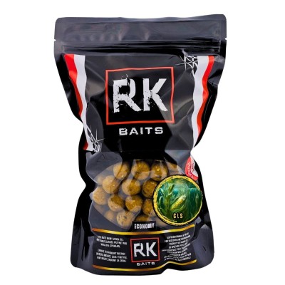 RK Baits CLS, kulki sfermentowana kukurydza, tanie kulki proteinowe 18mm, zanęta na amura, CLS Economy 1kg, kulki kiszonka, RK Baits 18mm.webp