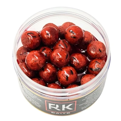 Death RK Baits, kulki padlina 18mm, najmocniejsze kulki na karpia, śmierdzące przynęty karpiowe, hookersy w zalewie, RK Baits Death Burn, kulki proteinowe na okazy.webp