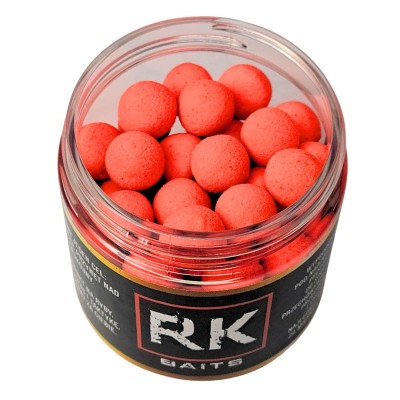 pop-up Death, RK Baits pływające, czerwone kulki fluo, przynęta padlina, pop-up 12mm, śmierdzące kulki na karpia, przynęty do metody, ,RK Baits Death 12mm.webp
