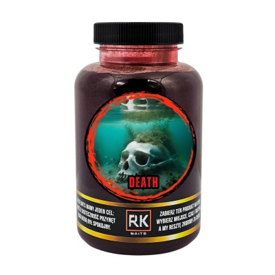 booster Death, RK Baits padlina, najmocniejszy booster karpiowy, zapach padliny wędkarstwo, dopalacz do zanęt śmierdziel, booster do PVA, RK Baits Death 300ml.webp
