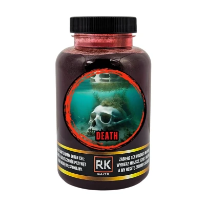 booster Death, RK Baits padlina, najmocniejszy booster karpiowy, zapach padliny wędkarstwo, dopalacz do zanęt śmierdziel, booster do PVA, RK Baits Death 300ml.webp