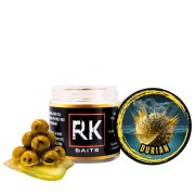 Durian RK Baits, kulki durian, śmierdzące kulki owocowe, przynęta do metody 12mm, hookersy w zalewie, RK Baits Burn 12mm, kulki czosnkowe karp.webp