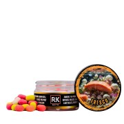 waftersy fresco, RK Baits fresco, dumbells 8mm łosoś czosnek, przynęta do metody multikolor, zbalansowane przynęty karpiowe, waftersy method feeder.webp