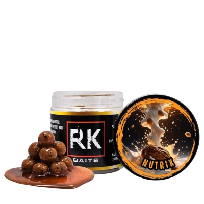 Nutrix RK Baits, kulki orzech tygrysi, scopex karp, przynęta do metody 12mm, hookersy w zalewie, RK Baits Burn 12mm, kulki na amura, kulki tonące 12mm.webp