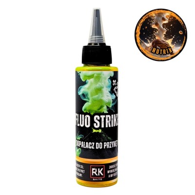 FluoStrike Nutrix, RK Baits dopalacz, booster orzech tygrysi, fluo mgła wędkarstwo, atraktor scopex, dopalacz do PVA, RK Baits Nutrix 100ml, booster do metody.webp