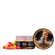 waftersy scorpid, RK Baits scorpid, dumbells 8mm scopex squid, przynęta do metody multikolor, hybrydowe waftersy, zbalansowane przynęty karpiowe..webp