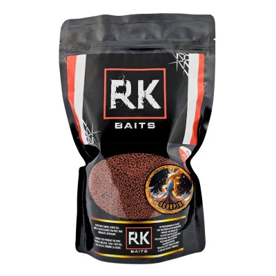pellet do metody, pellet 2mm, RK Baits Scorpid, zanęta na karpia, pellet method feeder, atraktor scopex squid, pellet wysokobiałkowy, pellet zanętowy 700g..webp