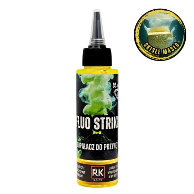 FluoStrike Skisłe Masło, RK Baits dopalacz, booster kwas masłowy, fluo mgła wędkarstwo, atraktor do kulek, dopalacz do PVA, przynęta na amura, booster karpiowy..webp