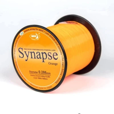 Katran Synapse Orange 0.35, żyłka karpiowa 0.35mm, pomarańczowa żyłka Katran, mocna żyłka na karpia, Katran 1000m 9kg, żyłka do wywózki, odporna na ścieranie żyłka karpiowa.jpg